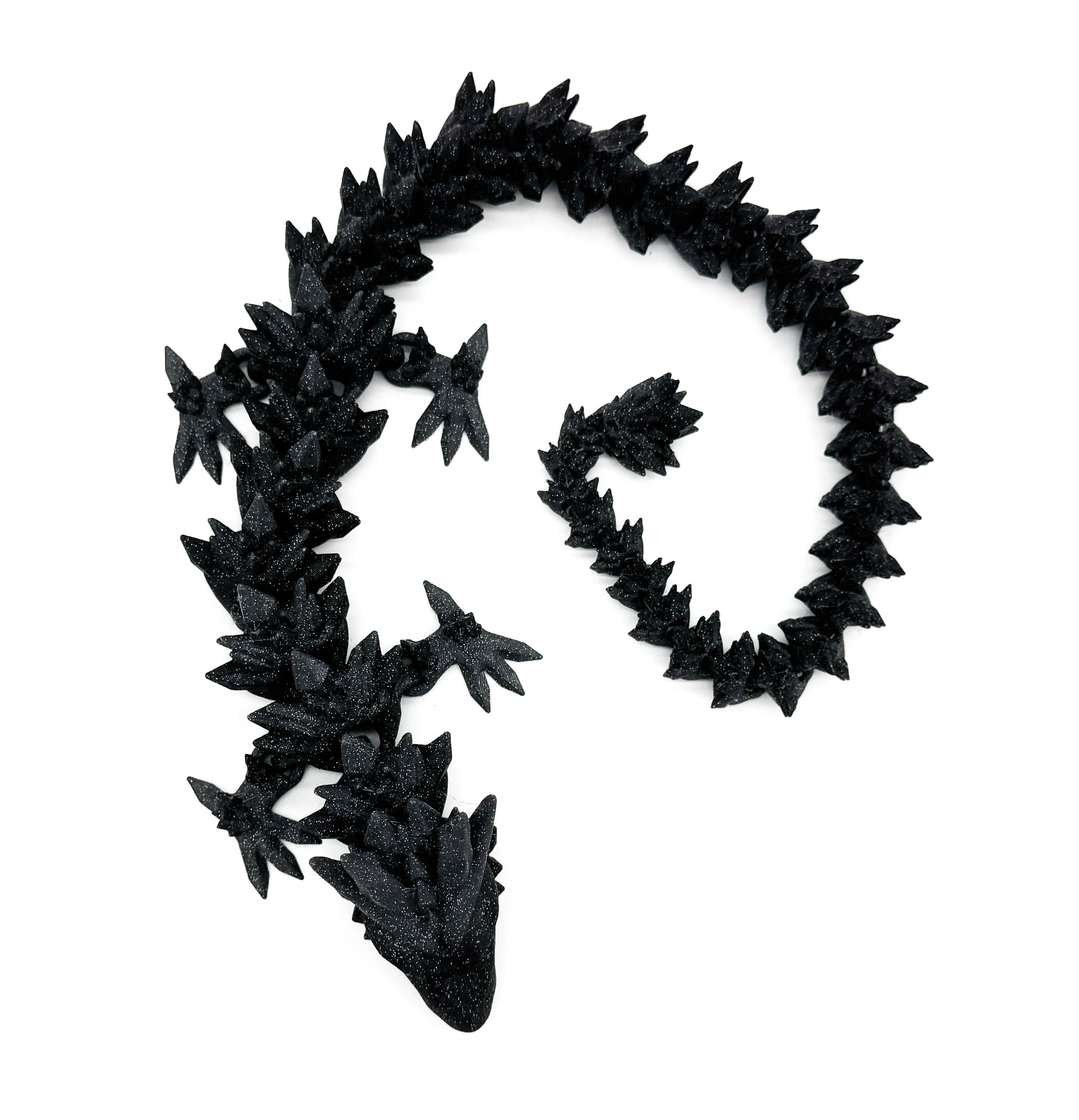 Galaxy Black Crystal Dragon